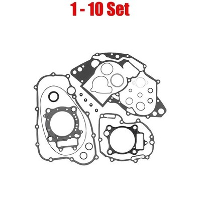 1-10X For 2004-2009 Honda CRF250R CRF250X Full Top Bottom Gasket Rebuild Rubber