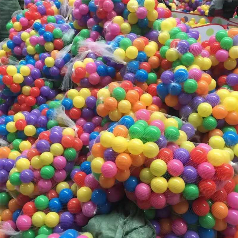 100PCS Ocean Pit Balls Baby Kids Colourful Plastic Balls Swim Bath Play Pool Toy