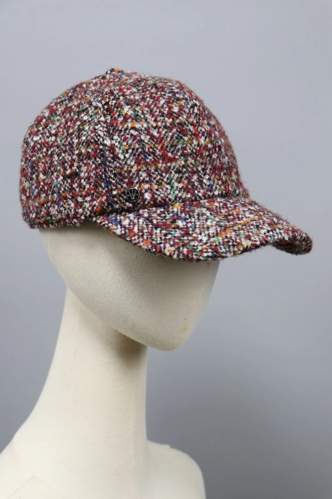 LOEVENICH Multicolor 24% Wool Insulated Fleece Cap Hats Womens Size One Size