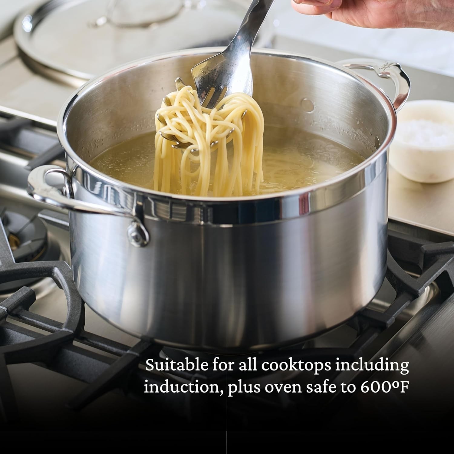 Hestan ProBond® Clad Stainless Steel 8 Qt covered stockpot