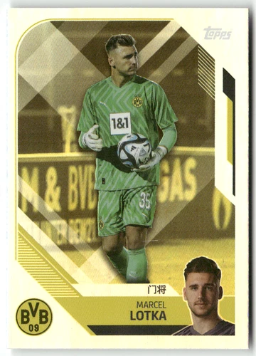 Topps 2024 BVB Dortmund Japan No. BVBC-03 Marcel Lotka Refractor