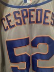 New York Mets Yoenis Cespedes Authentic Majestic Collection Size 54 Road Jersey — photo 9