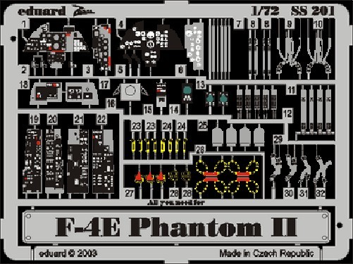 Eduard 73201 1/72 F-4E for Hasegawa (Pre-Painted)