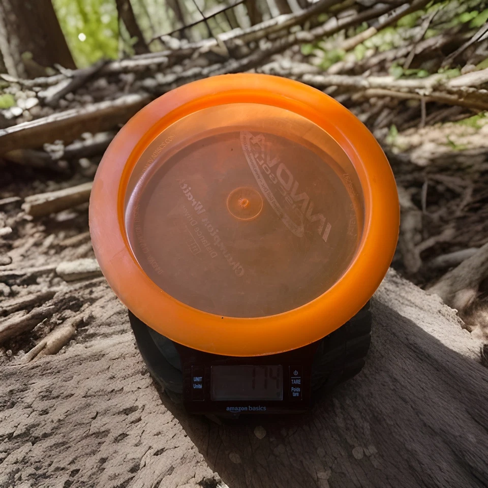 Innova Champion Wraith - 174g Used Patent # Orange - Slight Dome - Image 4 of 4