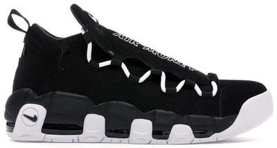 Nike Air More Money Black White for Sale | Authenticity Guaranteed