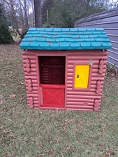 Vintage Little Tikes Log Cabin Playhouse