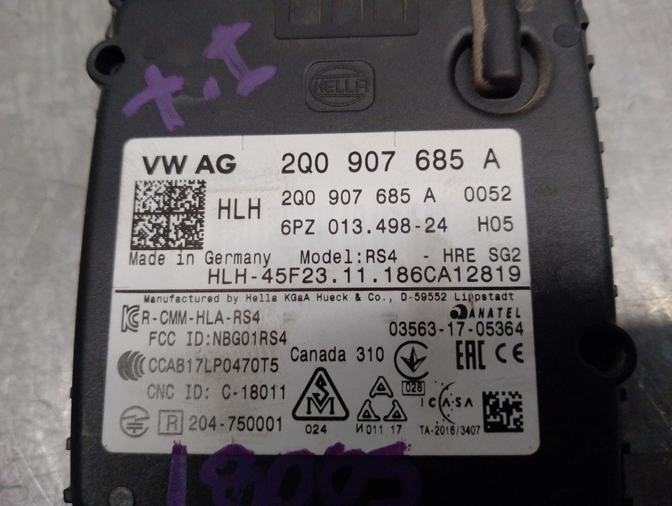 2Q0907685AA MODULO ELECTRONICO / HELLA / 6PZ01349824 / 4641396 PARA SEAT TARRACO - Imagen 4 de 4