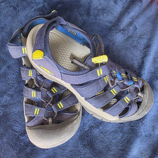 KEEN Newport H2 Kids Youth Waterproof Water Sandals Blue Outdoor Hiking Size 5