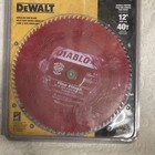 Barely used DIABLO Fine Finish 12in 40T Carbide Circular Saw Blade Wood — photo 4