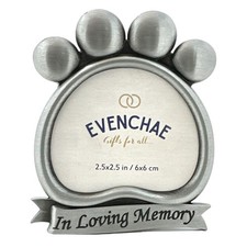 Mini Pawprint Pet Memorial Picture Frame  In Loving Memory - Memorialize You...