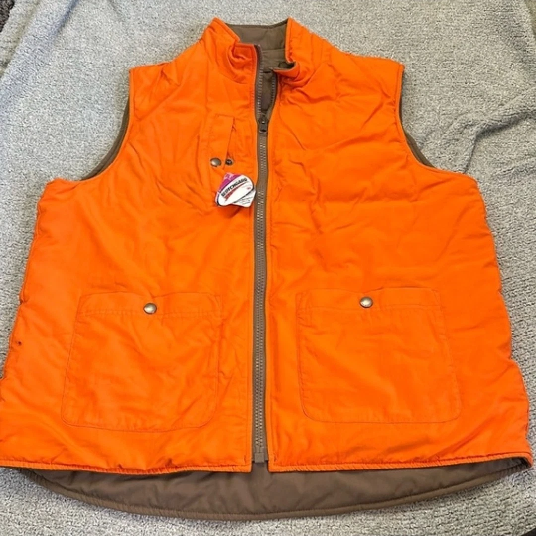 Duluth Trading Company Mens Quilted Reversible Vest Size Large