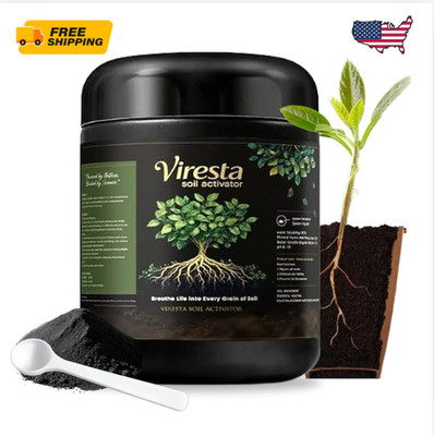 Viresta Soil Revitalizer - Viresta S-Oil Activator for Plants, Lawn & Garden Soi