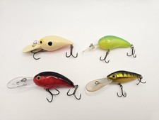 Lot of 4 Deep Diving Crankbait Fishing Lures ...