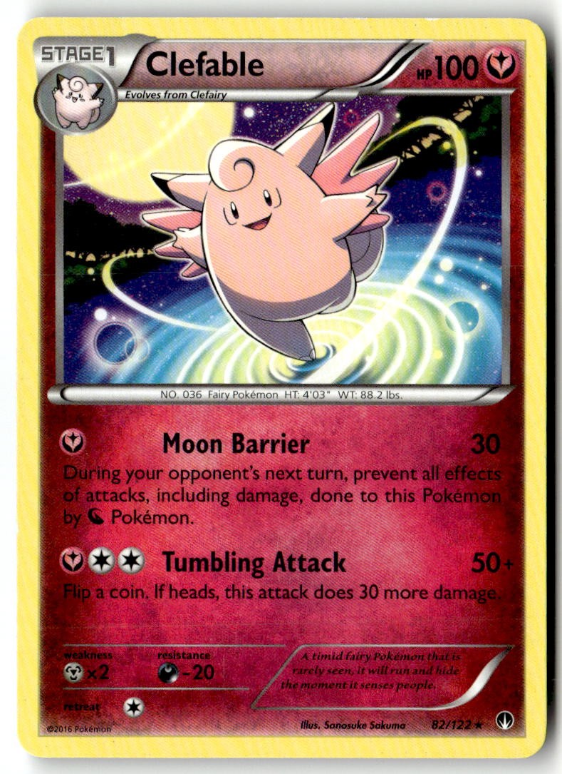 Clefable 82/122 - XY - BREAKpoint - PTCG - HP