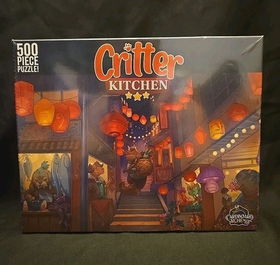 Careboard ALchemy  Games Critter Kitchen 500 piece puzzle - New sealed