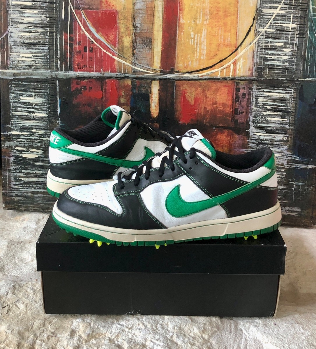 Nike Dunk Game Royal NG Low Golf Shoes Spikes White Green 484294