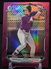 2026 bowman chrome Prospects #BCP-1 Ethan Holliday Fuchsia Refractor 026/199