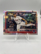 2025 Topps Chrome Logofractor Edition Rafael Devers #127 Boston Red Sox