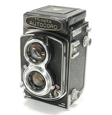 Minolta Autocord L TLR Film Camera 1:3.5 f 75 mm Lens Chiyoko ROKKOR Tested