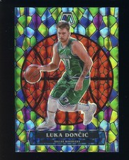 Auction #18 2020-21 Mosaic Stained Glass #9 Luka Doncic Mavericks SSP CASE HIT