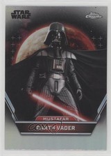 2024 Topps Chrome Star Wars Hyperspace Mustafar Refractor Darth Vader #50 1i3m