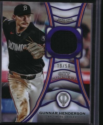 2025 Topps Tribute #TT-GH Gunnar Henderson Tributaries Purple #/50