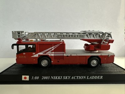 Feuerwehr Modellauto 1:80 2003 NIKKI SKY Action Ladder