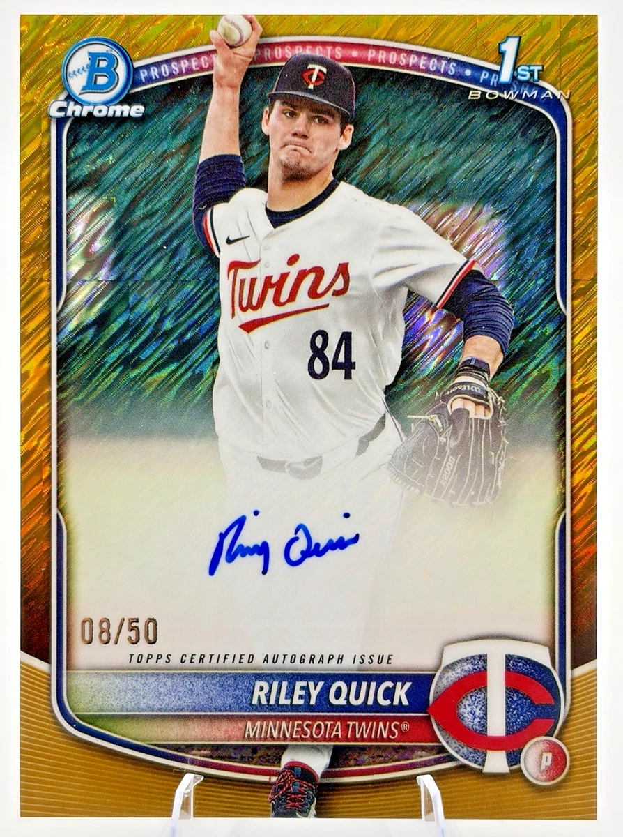 Bowman Baseball Minnesota Twins Autographed Sports Trading Card