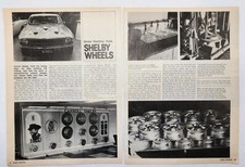 1980 Carroll Shelby Wheels Mags Cobras Original Print Ad Article Street Machine