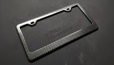 100% Real Carbon Fiber License Plate Frame – Genuine