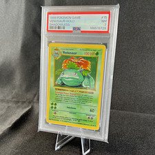 Pokémon 1999 Pokemon Game Venusaur Holo Shadowless #15 PSA 7 Cert 166519729