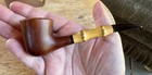*Well Loved* Victor Rimkus Straight Grain Freehand Dublin w/ Bamboo Estate Pipe — photo 2