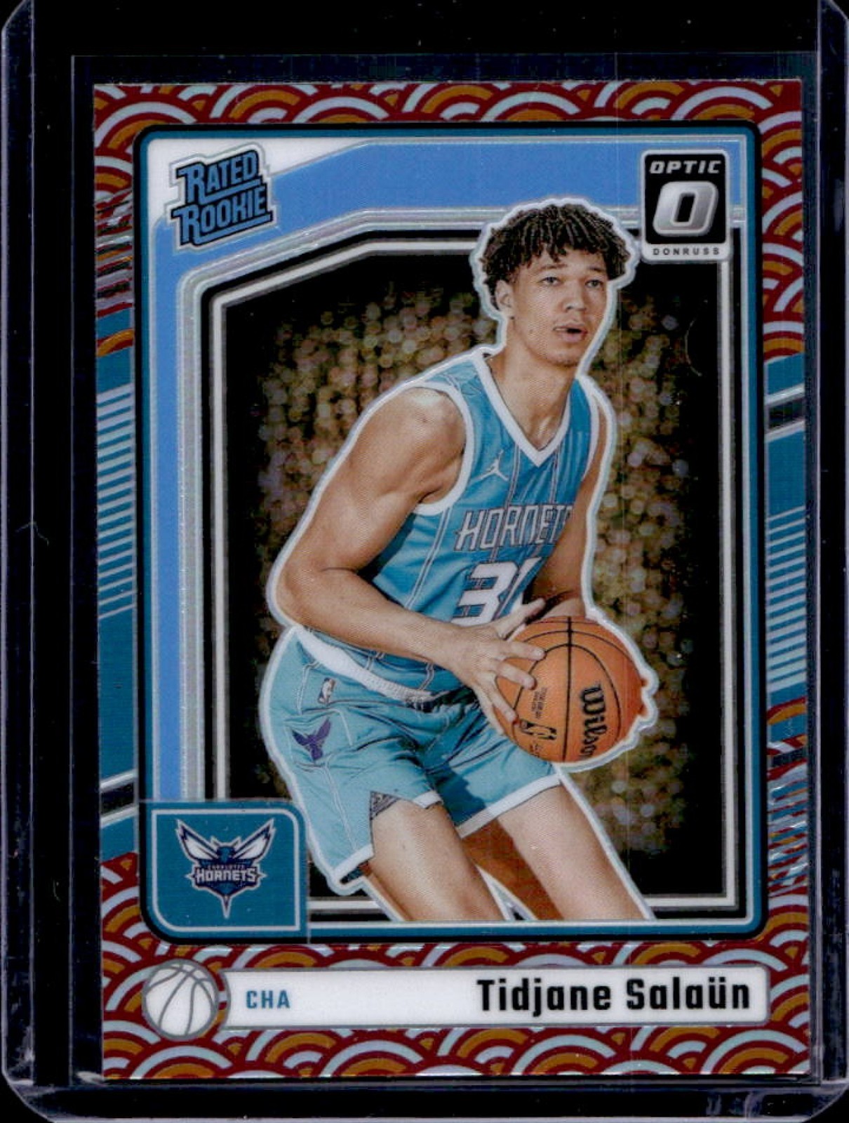 2024-25 Donruss Optic Tidjane Salaun Rated Rookie Photon RC #286 Hornets