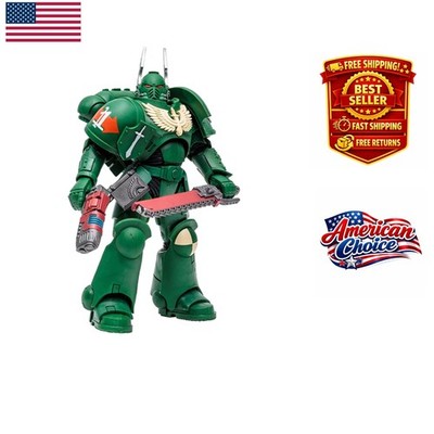 Detailed 7  Dark Angels Intercessor Action Figure - Warhammer 40K Collectible