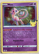 Mew 011/025 Holo Celebrations CEL 011 Deutsch NM Original Pokemon Karte