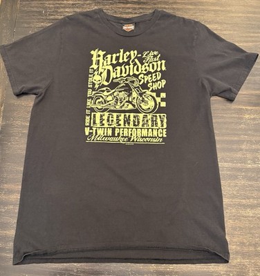 Harley Davidson Speed Shop - HD T-Shirt, Size: Large