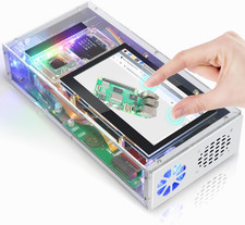 Raspberry Pi 5 Case with Screen 4.3'' Touchscreen , 128GB M.2 Nvme SSD 800 Mb/S