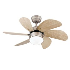 Westinghouse 72240 Turbo Swirl Indoor Ceiling Fan with LED Light Fixture