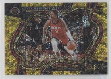 2022 Panini Select Courtside Gold Disco Prizm 2/10 TyTy Washington Jr #269 f3p