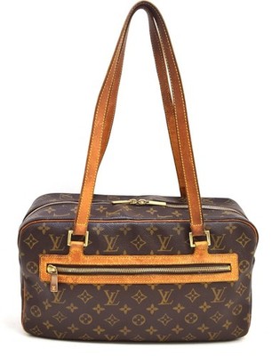 Echte Louis Vuitton Cite GM Schultertasche Monogramm Canvas M51181 LV 51110