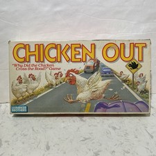 Vintage 1988 Chicken Out Board Game 100% Complete Parker Brothers