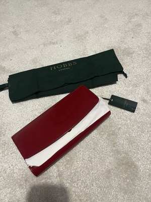 Hobbs London Red Clutch Bag UK