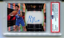 2018 Select Shai Gilgeous-Alexander Rookie Signatures Auto #RS-SGC /199 PSA 10
