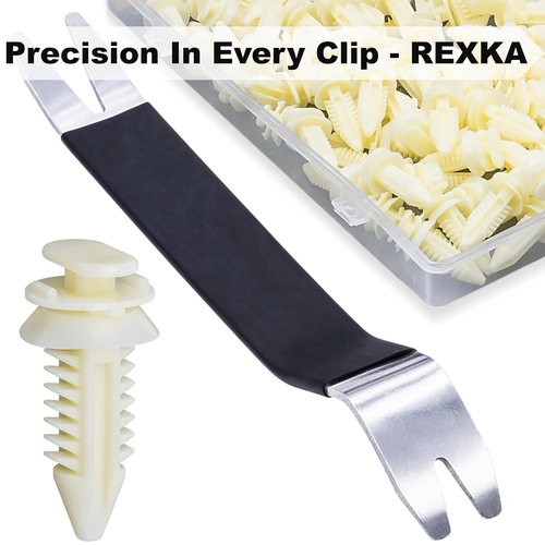 Rexka 51pcs Door Panel Clips Retainers 15545202 One Size, 50pcs+Remover ...