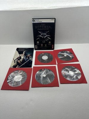 The Witcher Enhanced Edition DVD ATARI PC Game 5 CDs