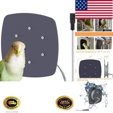 Bird Heater, Thermostatical Bird Warmer for Parakeets, Waterproof Bird Acces...