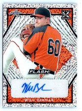 2021 Leaf Flash #BA-WB1 Will Bednar Sparkle Autograph /5