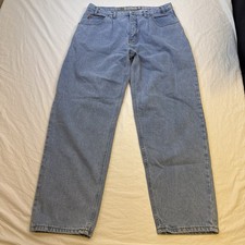 Bugle Boy JEANS Skater Loose Fit Gold Crest Mens 36/32 Wide Leg Baggy VTG