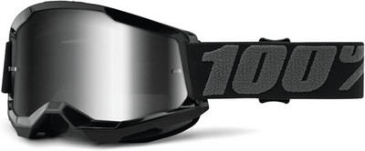 % Fahrradbrille Strata 2, Schwarz, dunkle Gläser