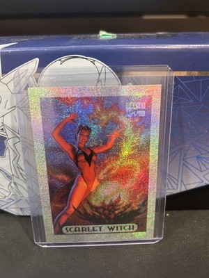 1994 Marvel Masterpieces Holofoil Silver SCARLET WITCH #7 Insert Set